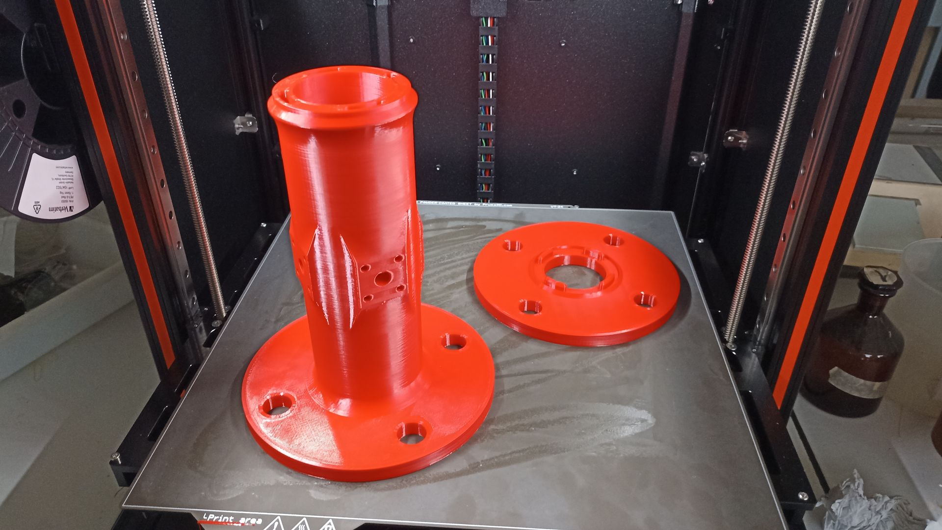 Pièce pour modèle physique Banc de test imprimé en 3D pour une utilisation industrielle