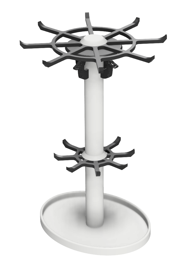 Modèle 3D - Arbre à bijoux rotatif