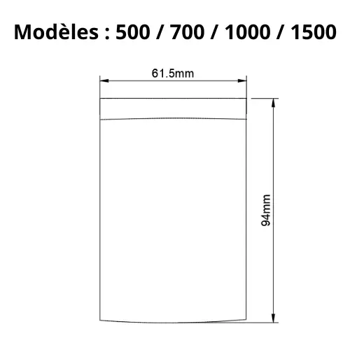 Lot de 4 clips de verrouillage - compatibles Tetra EX Plus – réparation boîtier filtre