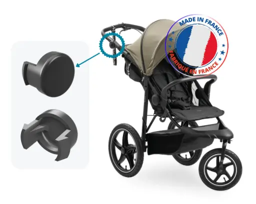 [BOUTON-HAUCK] Bouton de poussette Hauck