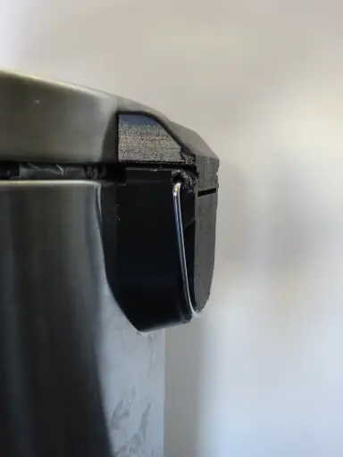 Charnière poubelle inox 30L – Pièce détachée - fermeture douce (couvercle cassé / réparation)